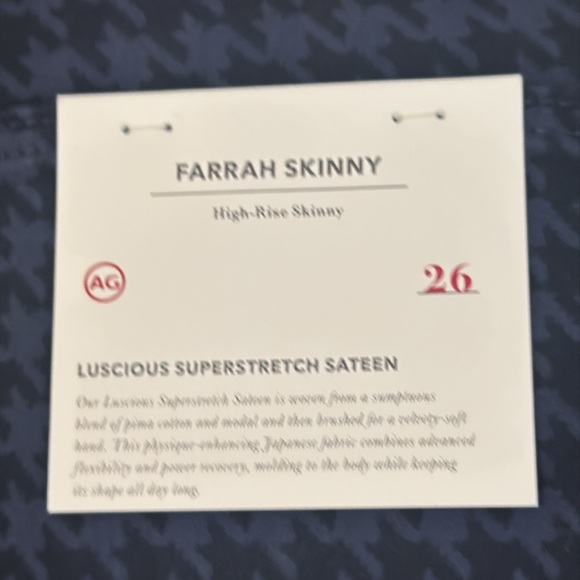 AG “Farrah” Mid-rise Skinny Jeans. Size 26 - Picture 10 of 15